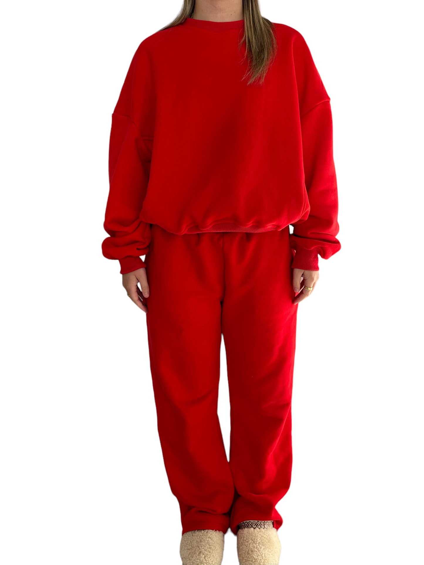 Cozy Tracksuit - Red